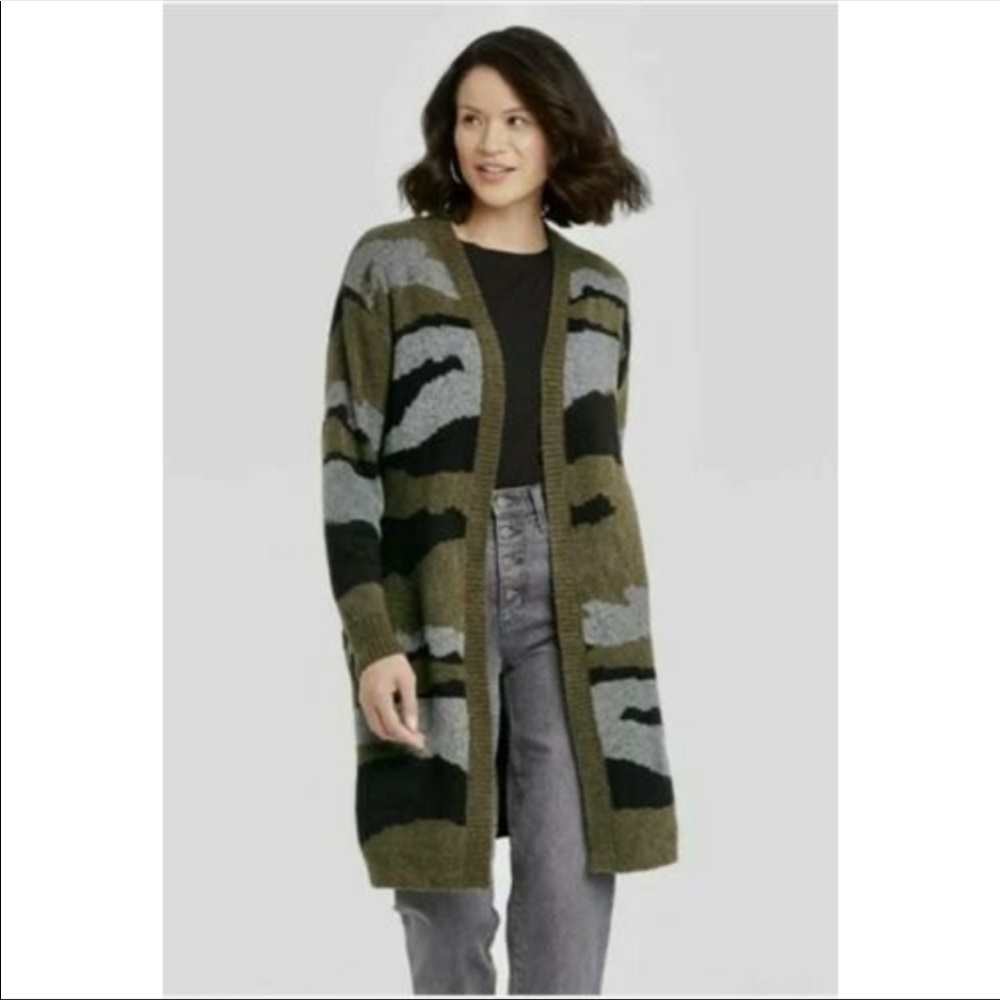 Camo Cardigan
